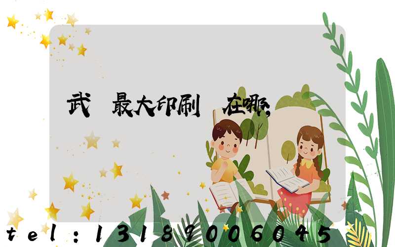 武漢最大印刷廠在哪